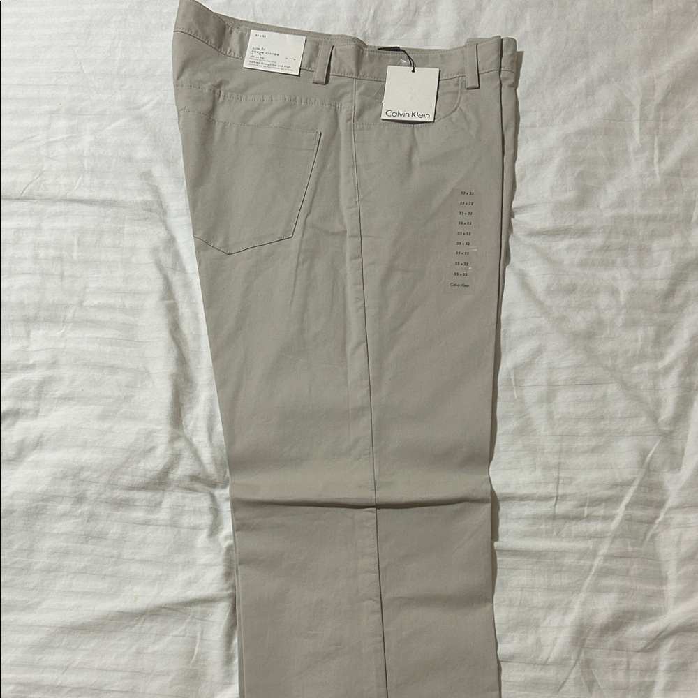 Calvin Klein Men's Khaki Chinos